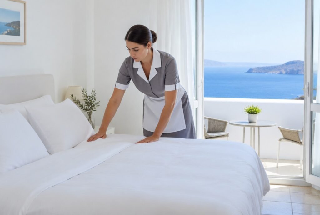 Hotel Housekeeping Jobs in Greece 2026: Salary, Permits and Applying Hotel Housekeeping Jobs in Greece 2026: Salary, Permits and Applying